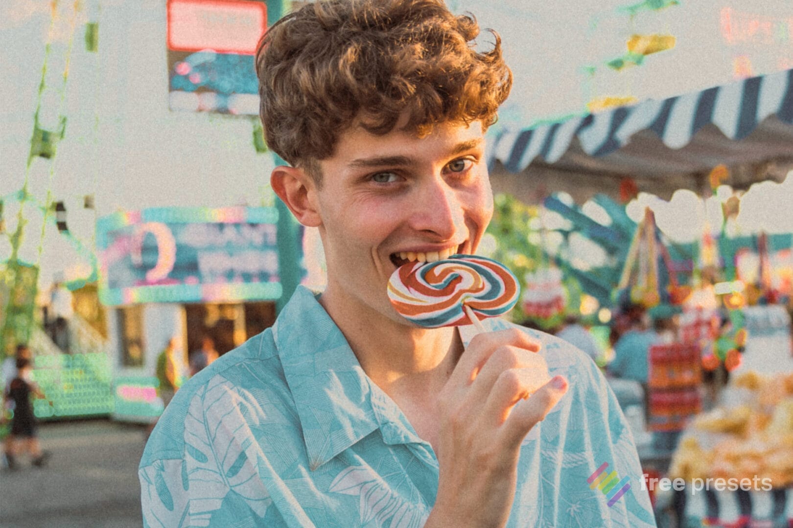 Image with the Skin Tone Protected 90s Vibe Lightroom Preset applied.