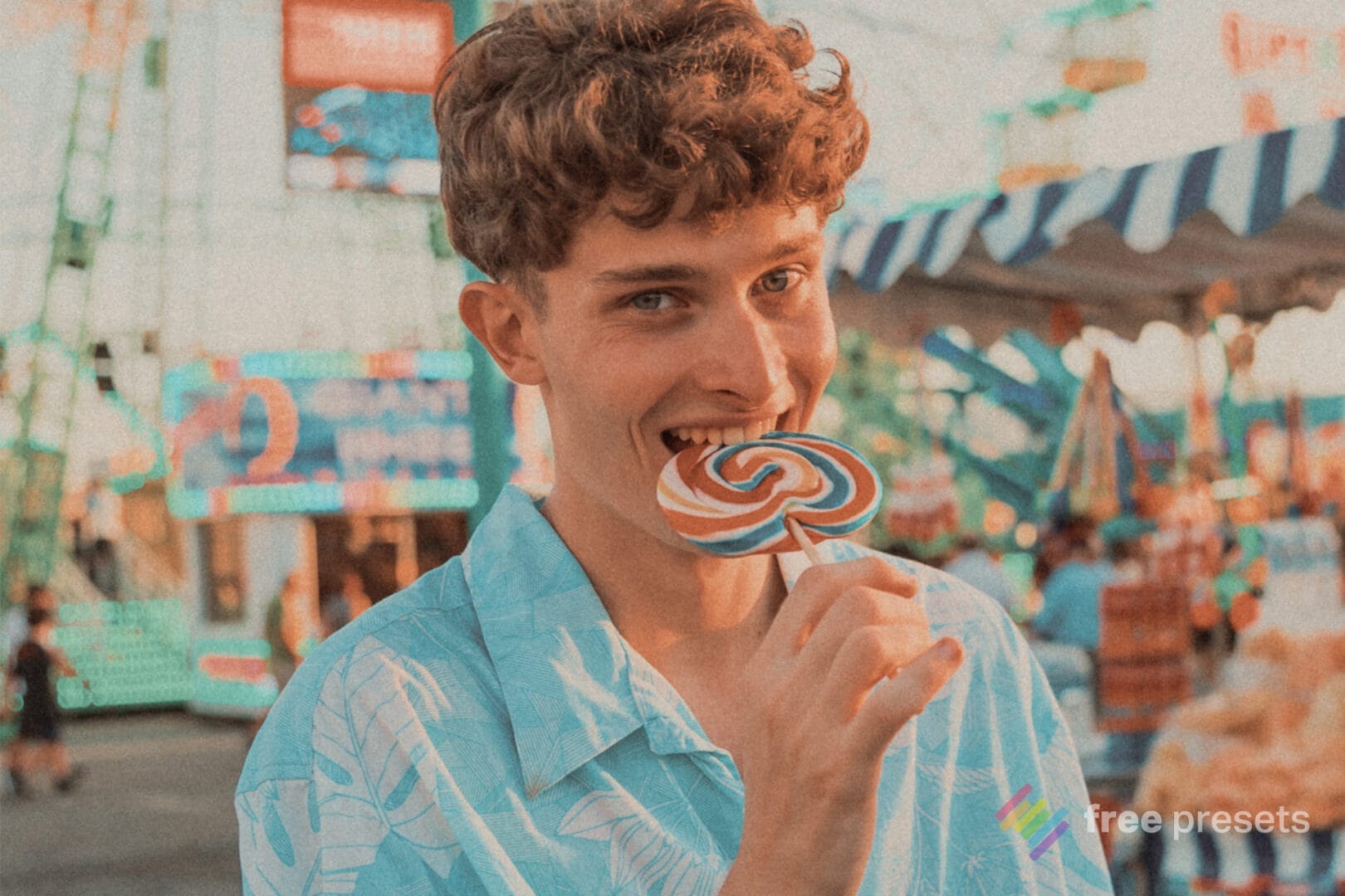 Image with the standard 90s Vibe Lightroom Preset applied.