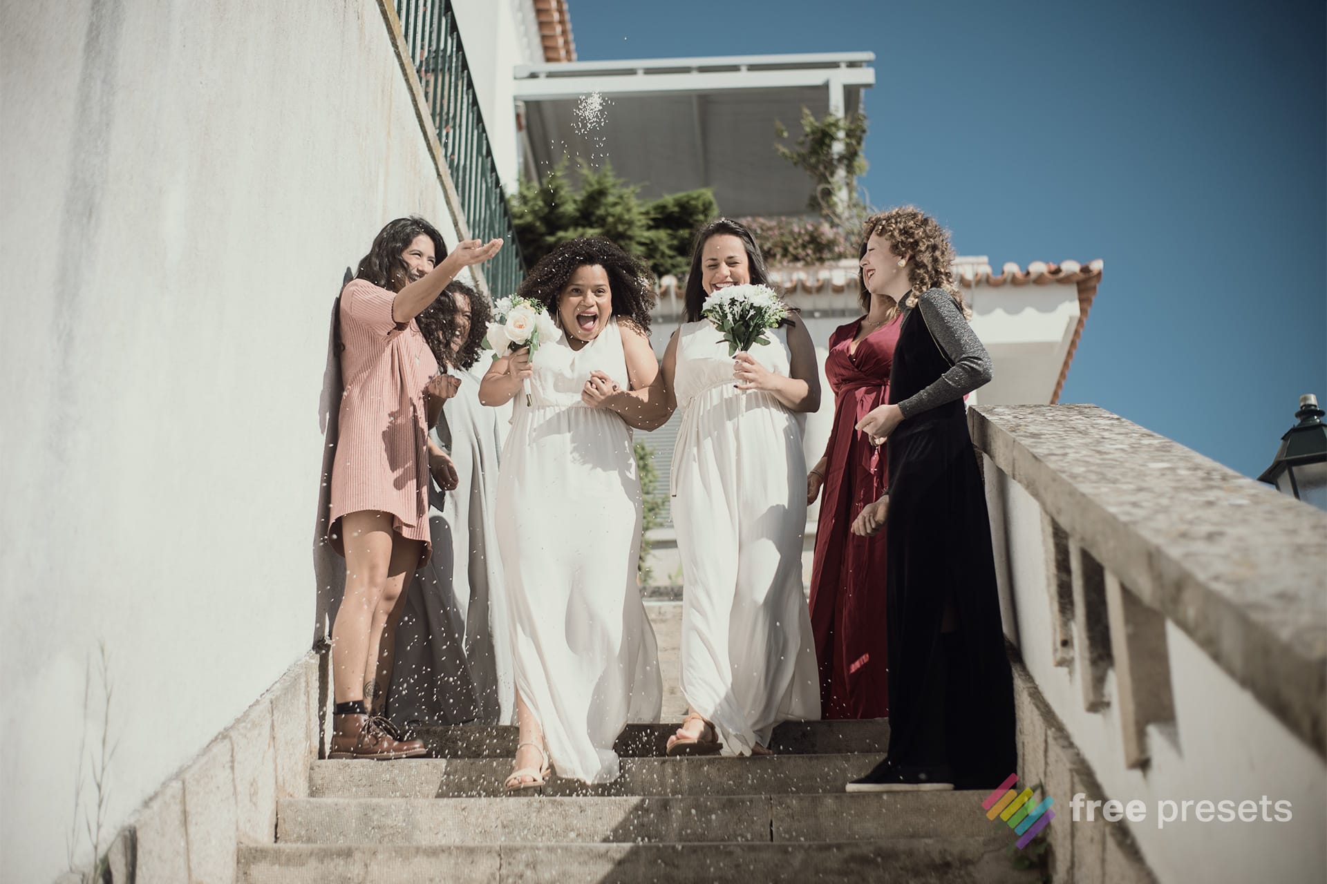 Image with Wedding Brown Lightroom Preset applied.