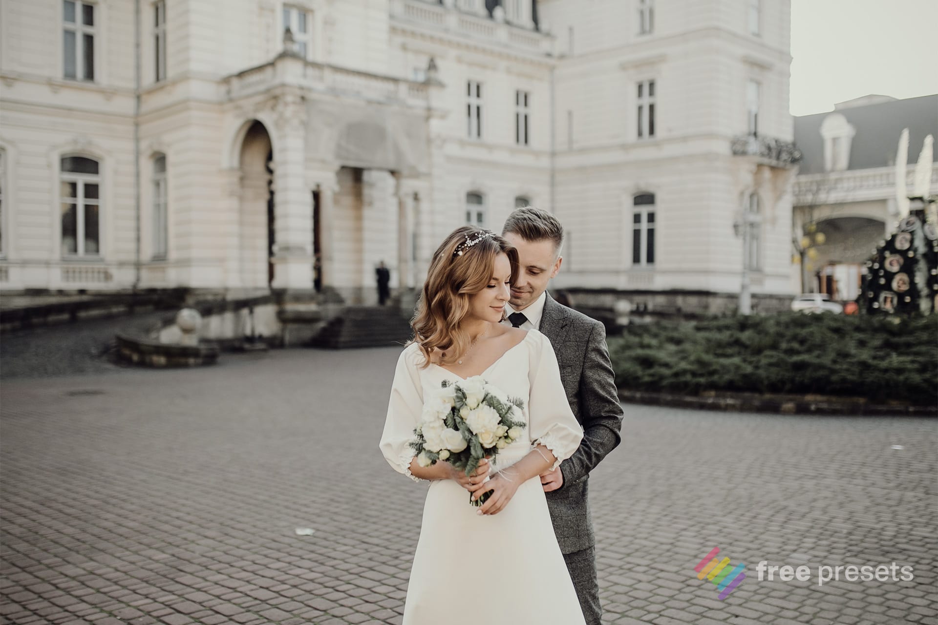Image with Wedding Brown Lightroom Preset applied.