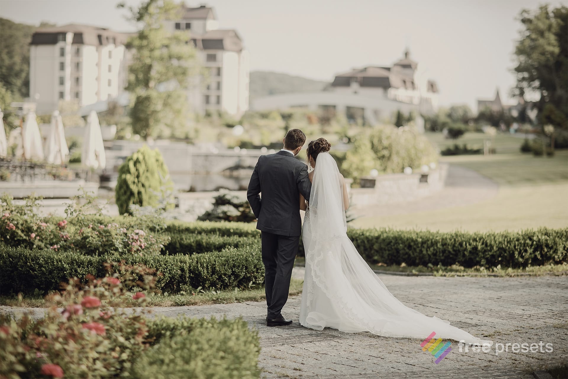 Image with Wedding Brown Lightroom Preset applied.
