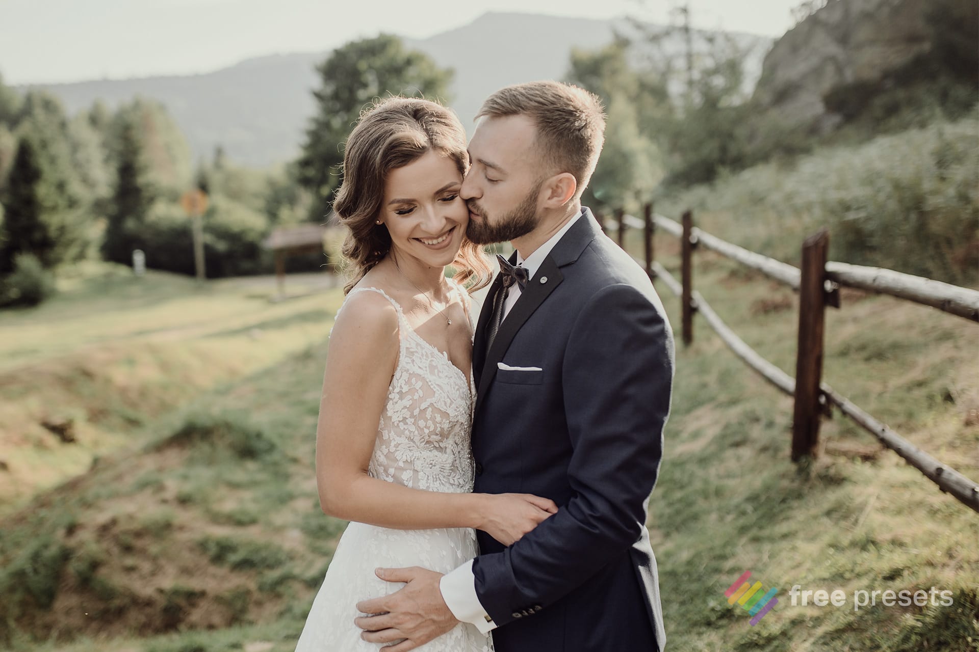 Image with Wedding Brown Lightroom Preset applied.