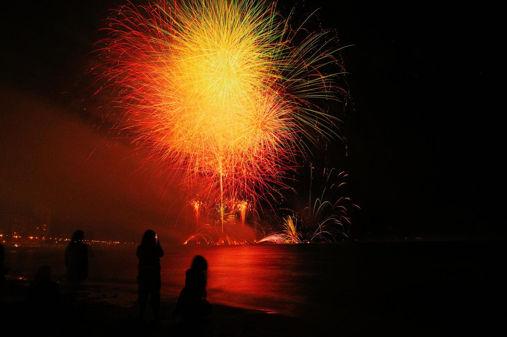 Image with Fireworks Lightroom Preset applied.