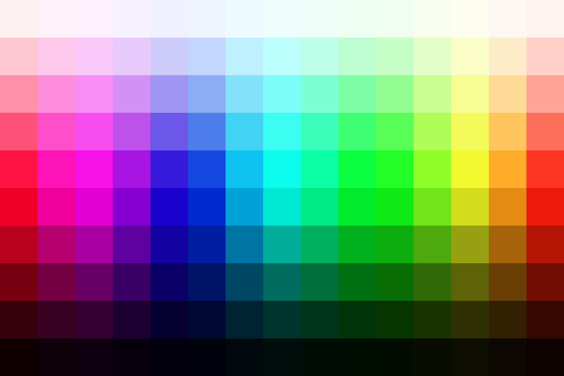Color palette showing the adjusted hues from this Graduation Lightroom Preset.