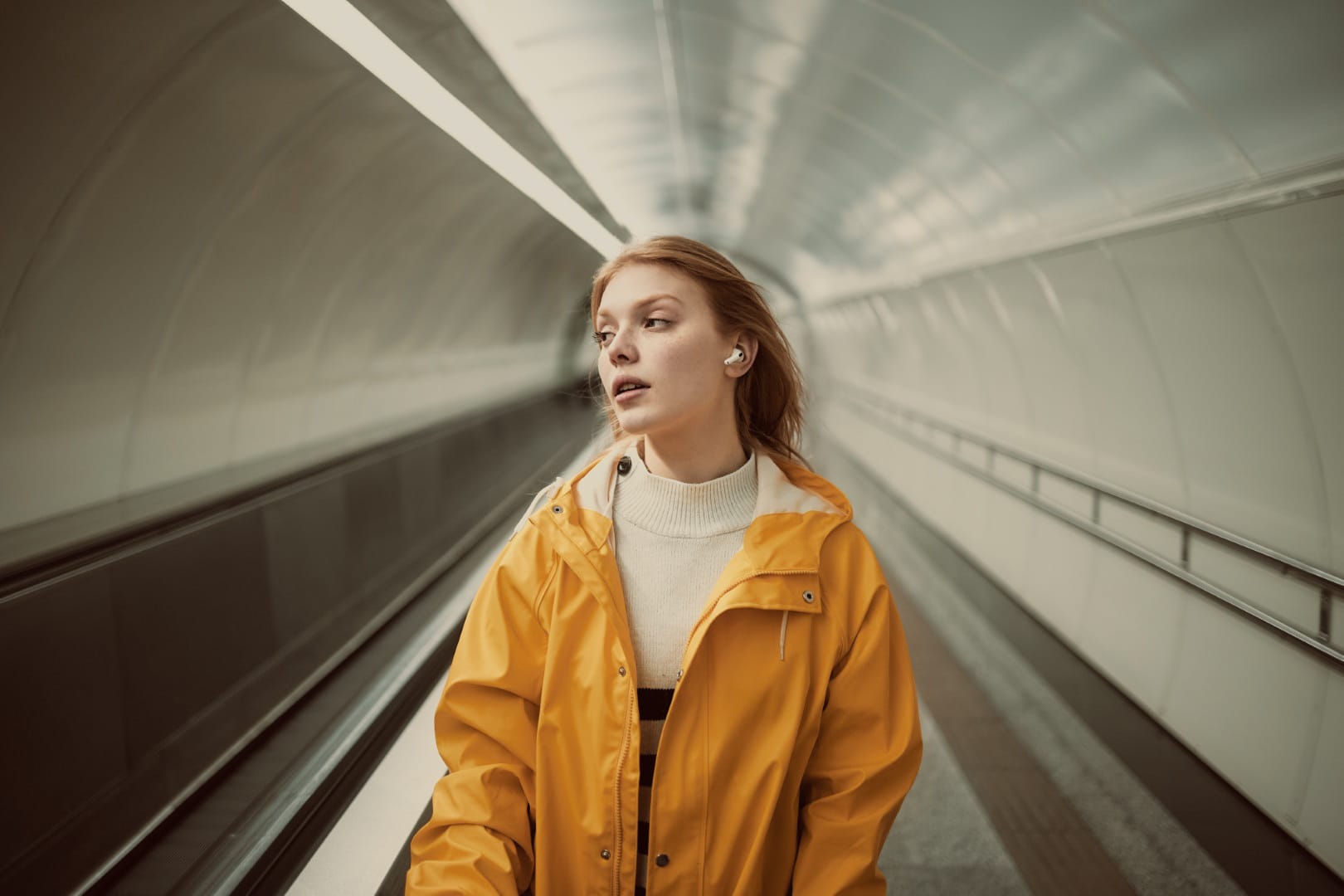 Image with the Skin Tone Protected Moody Yellow Lightroom Preset applied.
