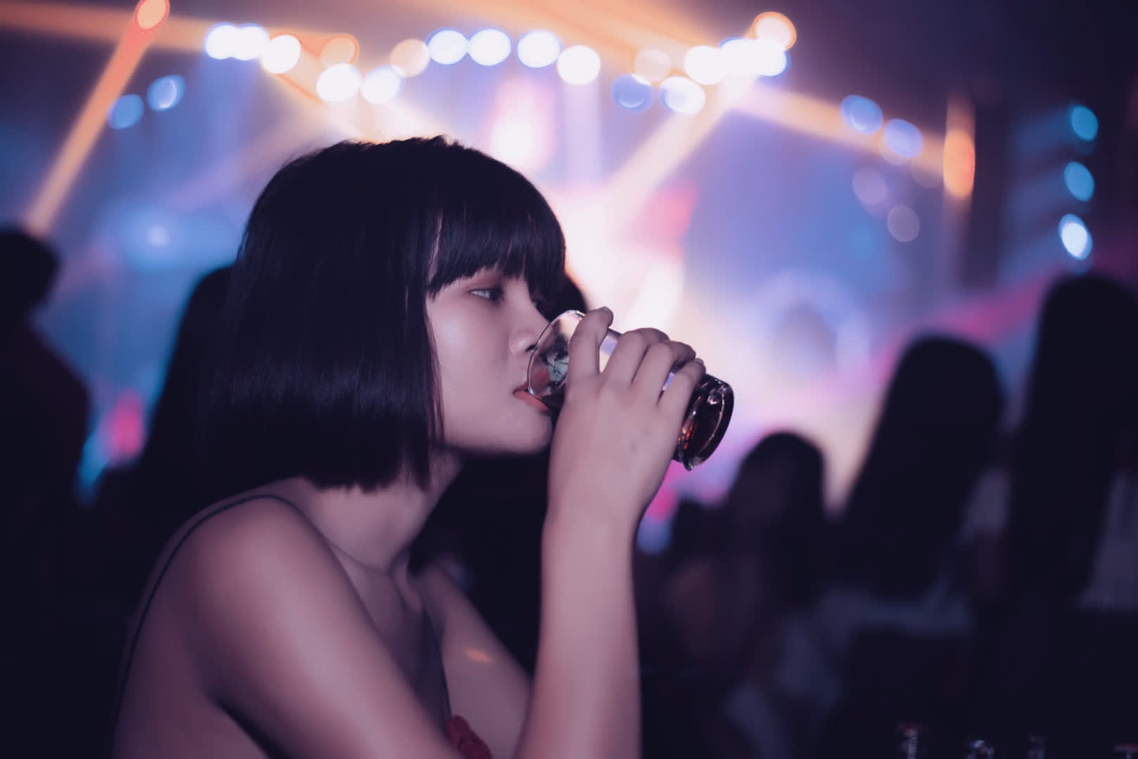 Image with the Skin Tone Protected Pink Cyan Concert LUT applied.