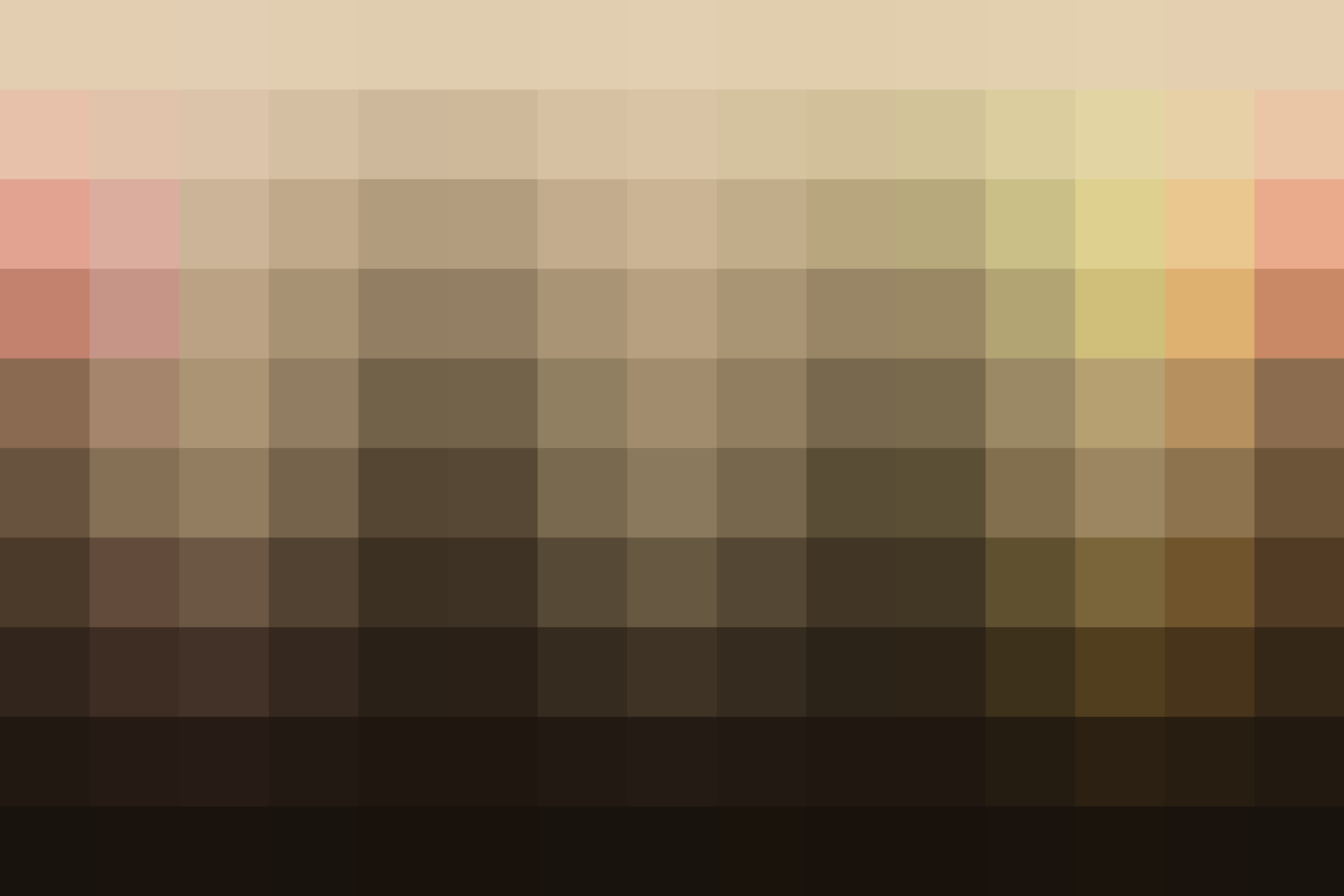 Color palette showing the adjusted hues from this Tintype Lightroom Preset.