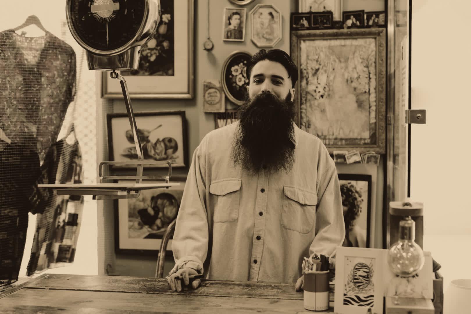 Image with Tintype Lightroom Preset applied.
